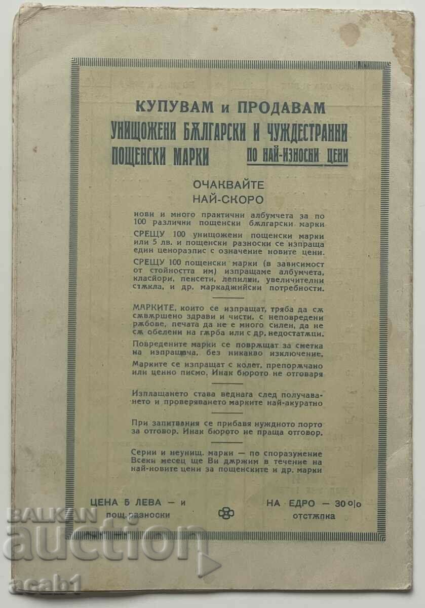 Auction Price list for Bulgarian destroyed postage stamps Auction Price list for Bulgarian destroyed postage stamps