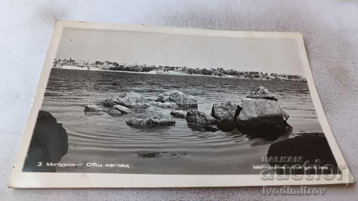 Postcard Michurin General view 1962