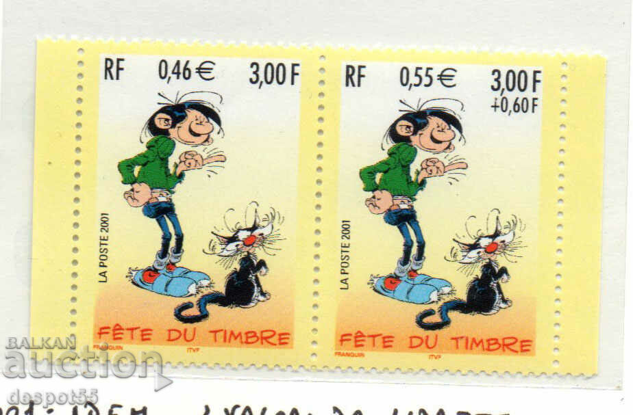 2001. France. Postage Stamp Day.