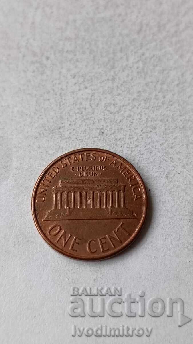 САЩ 1 цент 1987