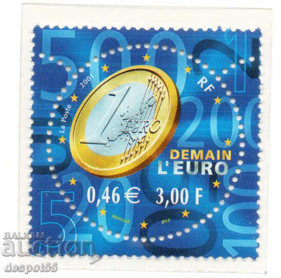 2001. Franţa. Introducerea „EURO”.