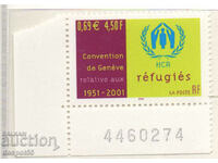 2001. France. 50 years of the refugee convention.