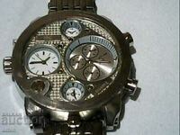 very beautiful large re4en 4asovnik 100% working chronograph