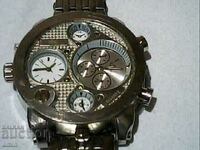 very beautiful large re4en 4asovnik 100% working chronograph