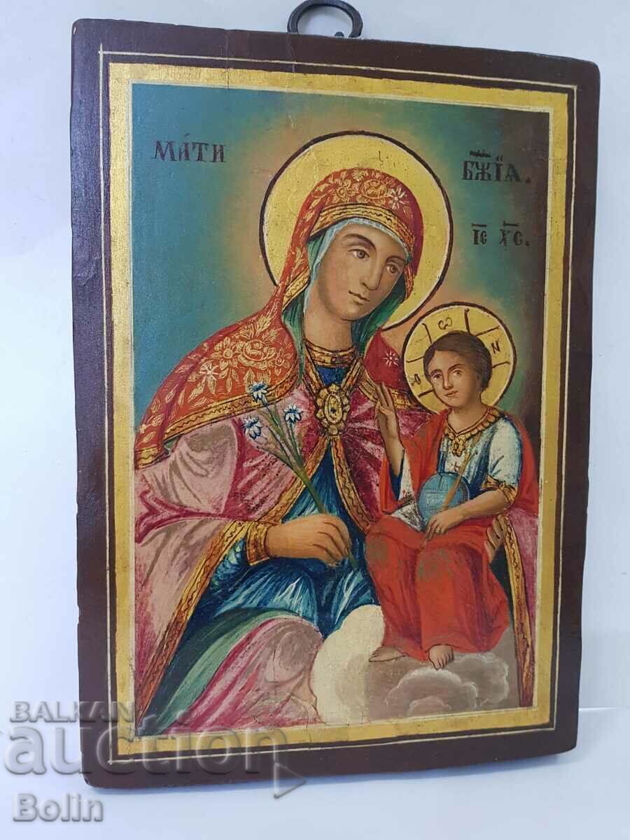 Рядка българска възрожденска икона Трявна 19 в. + Сертификат с цена € 880.00 | 1721.13 лв.