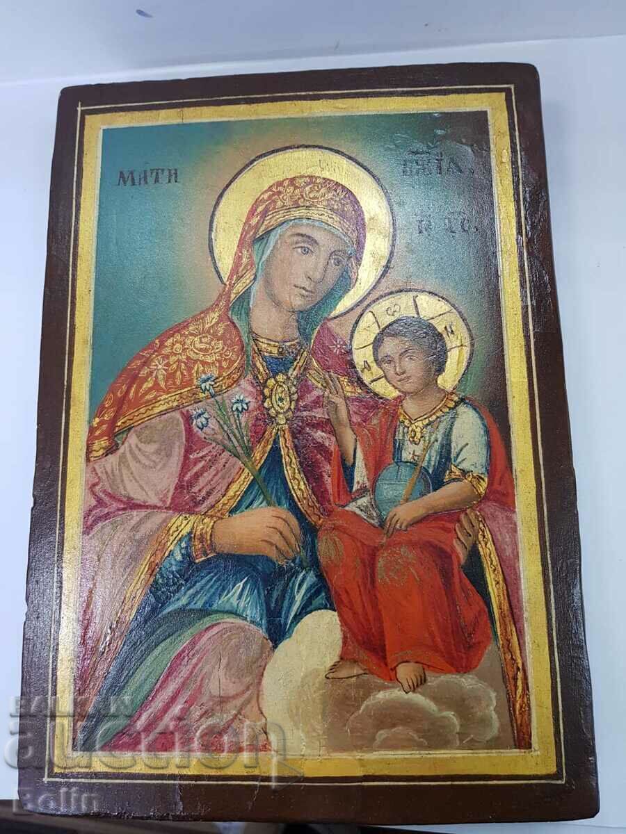 Доставка на Рядка българска възрожденска икона Трявна 19 в. + Сертификат