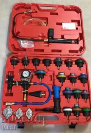 Kit pentru verificarea etanseitatii radiatoarelor 28 piese cu preț 210.00 BGN | € 107.37 Kit pentru verificarea etanseitatii radiatoarelor 28 piese cu preț 210.00 BGN | € 107.37