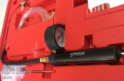 Licitație Kit pentru verificarea etanseitatii radiatoarelor 28 piese Licitație Kit pentru verificarea etanseitatii radiatoarelor 28 piese