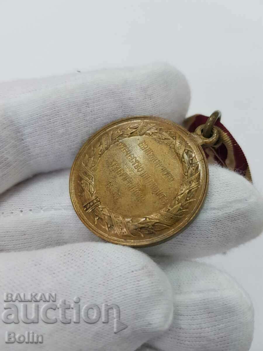 Princely Medal Serbo-Bulgarian War 1885 Alexander I - 7 Princely Medal Serbo-Bulgarian War 1885 Alexander I - 7