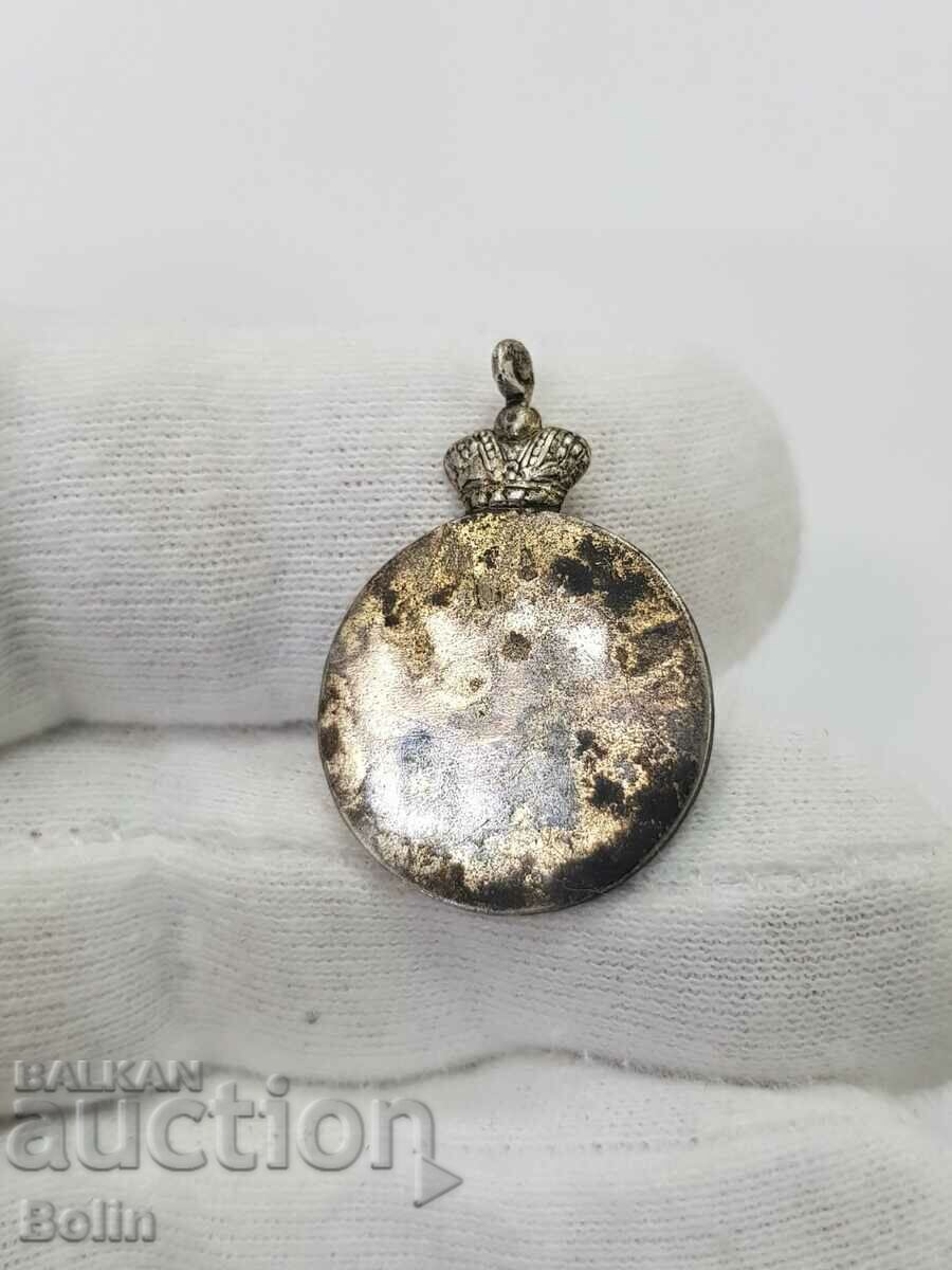 Russian royal painted medallion 19th century. Jesus Christ with price 450.00 BGN | € 230.08 Russian royal painted medallion 19th century. Jesus Christ with price 450.00 BGN | € 230.08