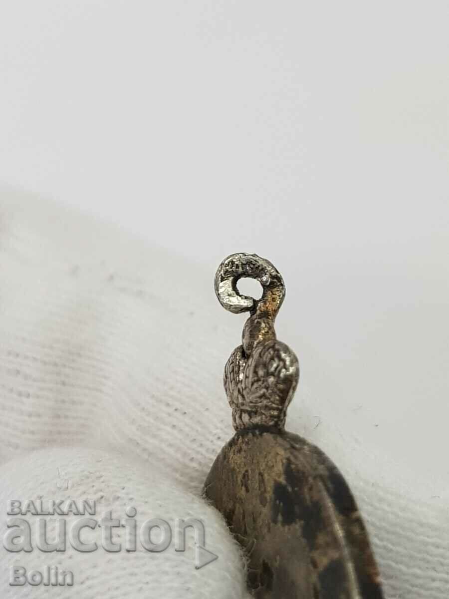 Delivery of Russian royal painted medallion 19th century. Jesus Christ Delivery of Russian royal painted medallion 19th century. Jesus Christ