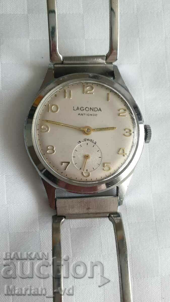Auction Lagonda 15 jewels men's watch Auction Lagonda 15 jewels men's watch