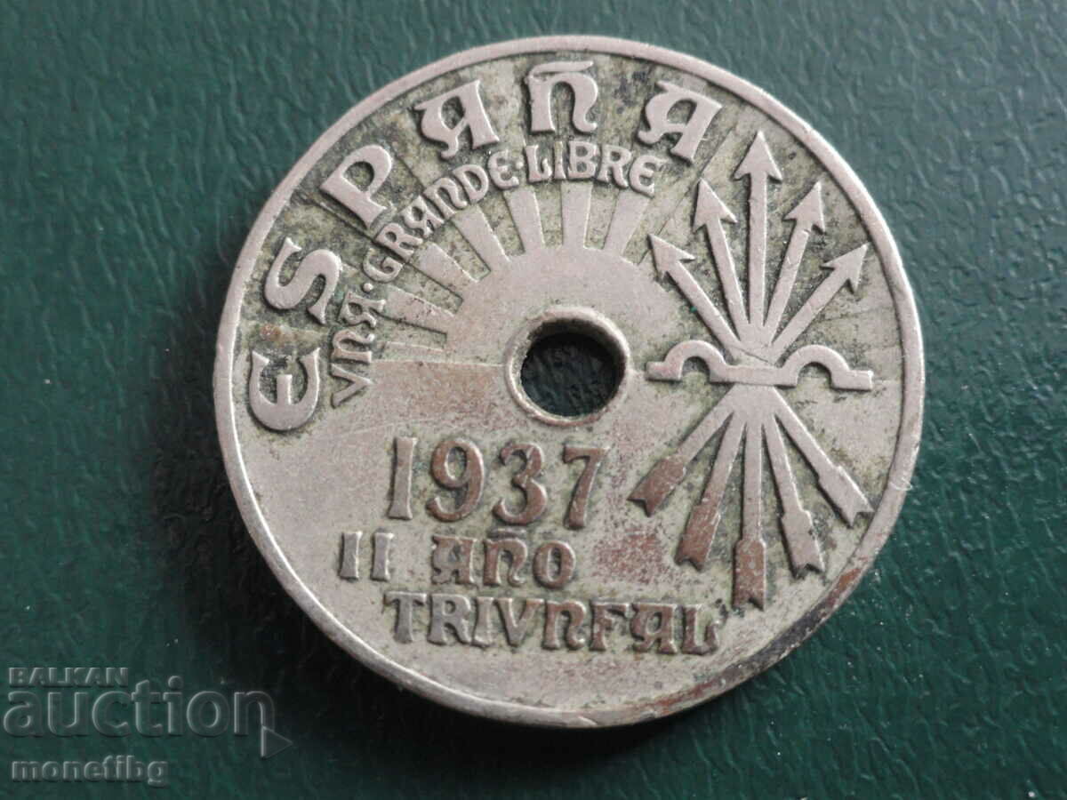Auction  Spain 1937 - 25 centimos