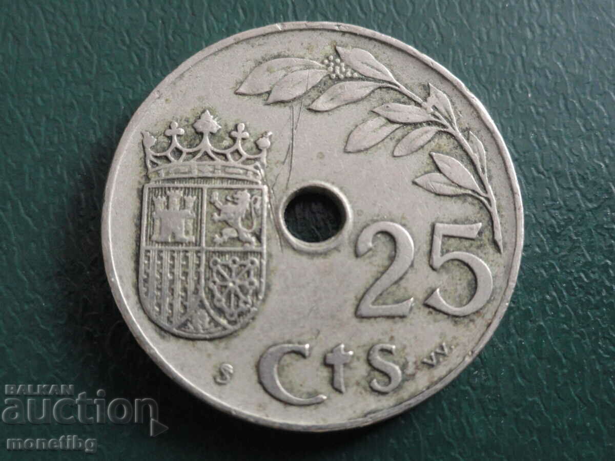 Spain 1937 - 25 centimos - 6