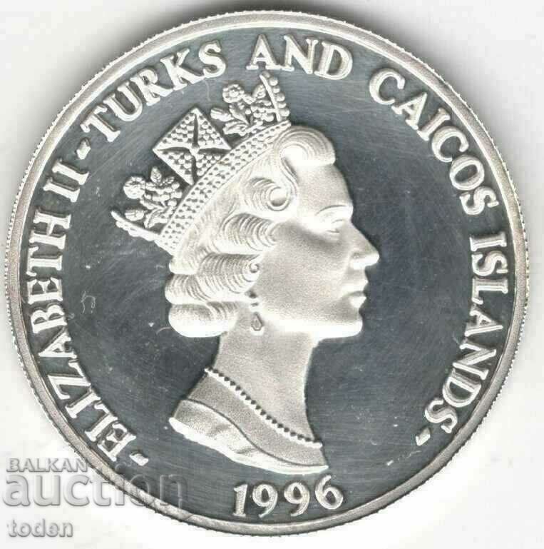 Turks and Caicos-5 Dollars-1996-KM# 147-The Flying Scotsman with price 70.00 BGN | € 35.79 Turks and Caicos-5 Dollars-1996-KM# 147-The Flying Scotsman with price 70.00 BGN | € 35.79