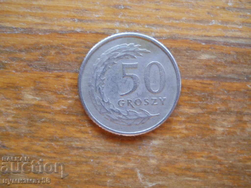 50 groszy 1992 - Polonia