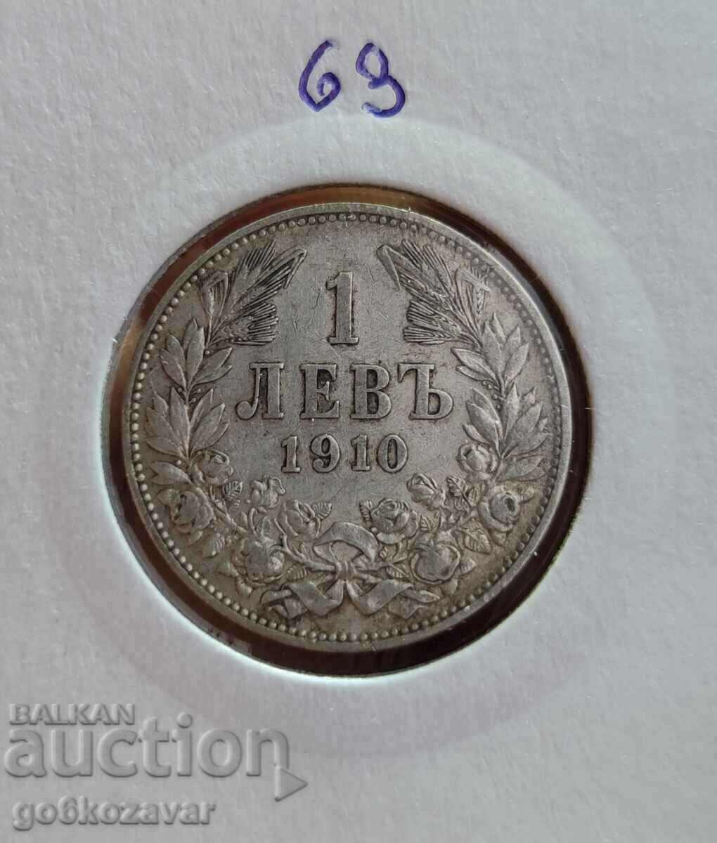 Auction Bulgaria 1 lev 1910 silver. Collection! Auction Bulgaria 1 lev 1910 silver. Collection!