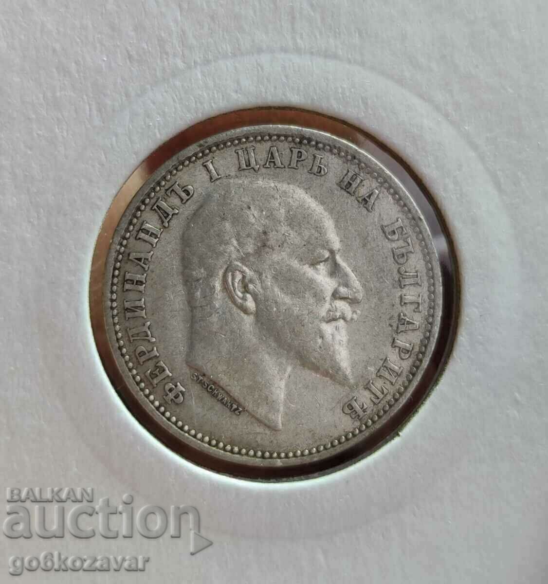 Livrarea Bulgaria 1 lev 1910 argint. Colectie! Livrarea Bulgaria 1 lev 1910 argint. Colectie!