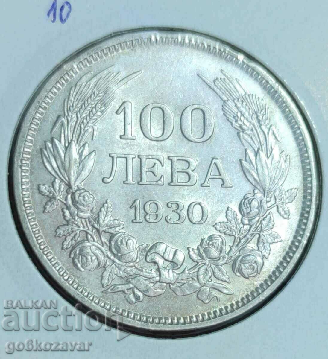 Bulgaria 100 BGN Argint 1930. Monedă frumoasă pentru colecție!