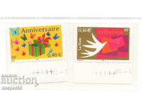 2002. Γαλλία. Γραμματόσημα χαιρετισμού.