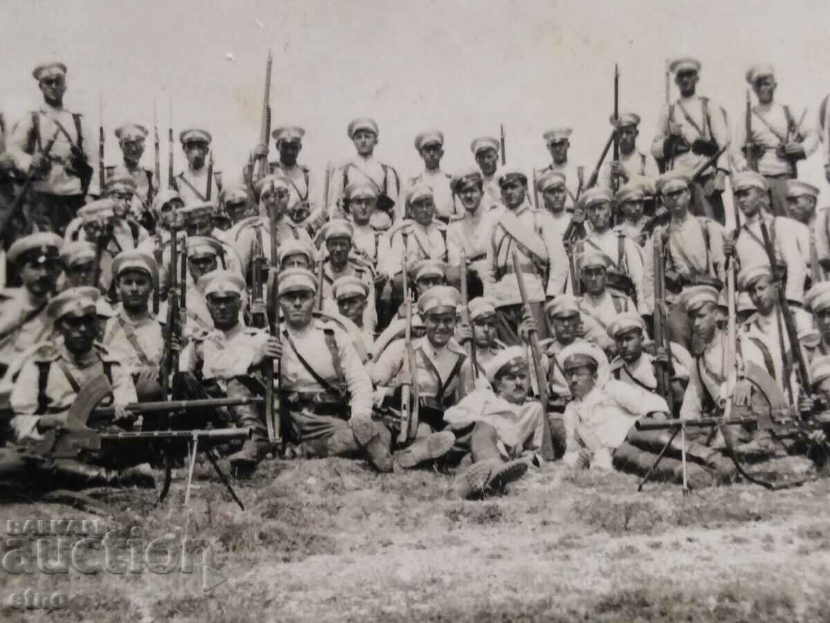 AUTHENTIC ROYAL PHOTO, rifle, soldier, Bren machine gun with price 15.00 BGN | € 7.67 AUTHENTIC ROYAL PHOTO, rifle, soldier, Bren machine gun with price 15.00 BGN | € 7.67