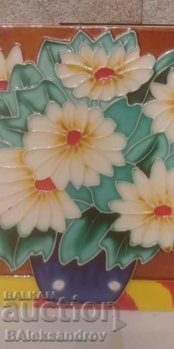 Panel painting, ceramics, glaze with price 18.00 BGN | € 9.20 Panel painting, ceramics, glaze with price 18.00 BGN | € 9.20