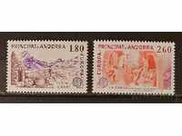 French Andorra 1983 Europe CEPT Buildings MNH