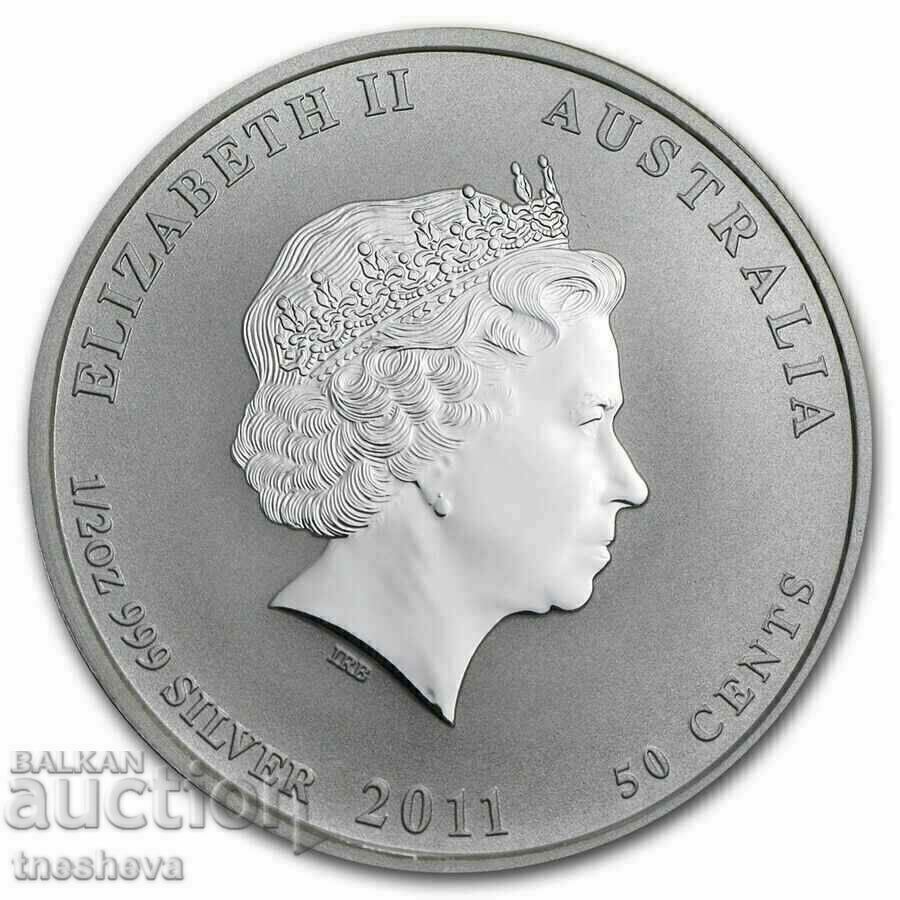 2 oz LUNAR AUSTRALIA 2011 - READ THE DESCRIPTION with price 520.00 BGN | € 265.87 2 oz LUNAR AUSTRALIA 2011 - READ THE DESCRIPTION with price 520.00 BGN | € 265.87