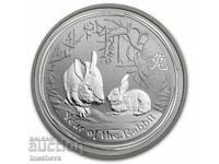 2 oz LUNAR AVSTRALIYA 2011 g - CITIȚI DESCRIEREA