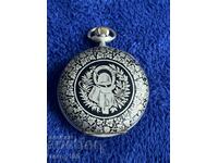 Pocket watch covers, niello