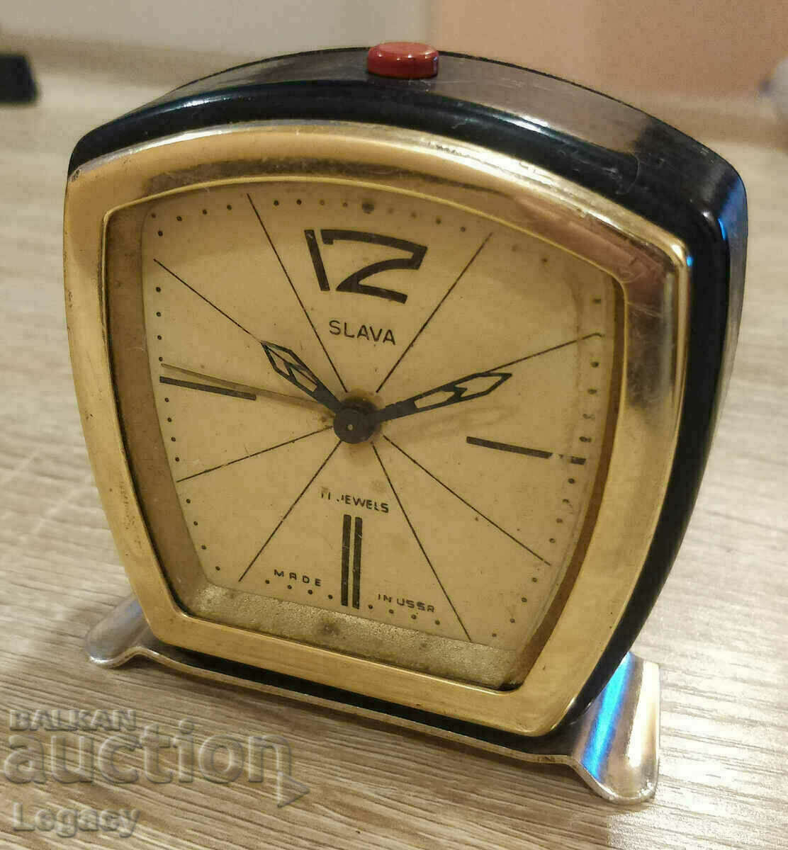 Ceas deşteptător SLAVA / SLAVA 11 bijuterii URSS