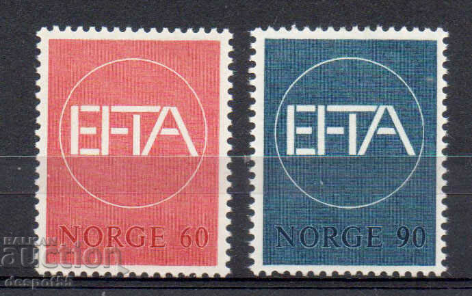 1967. Νορβηγία. ΕΖΕΣ - Ευρωπαϊκή Ζώνη Ελεύθερων Συναλλαγών.