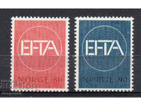 1967. Norvegia. EFTA - Spațiul European de Liber Schimb.