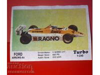 PICTURE TURBO TURBO N 106 FORD ARROVWS - A4 FORMULA 1