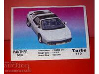 POZA TURBO TURBO N 113 PANTHER SOLO