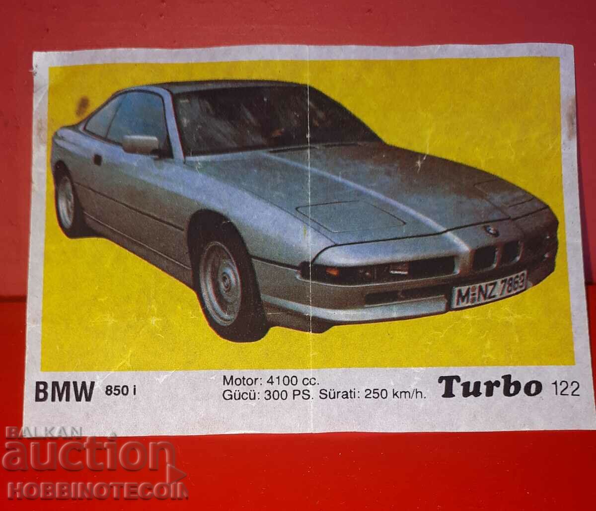 PICTURE TURBO TURBO N 122 BMW 850 I
