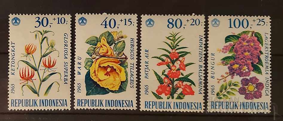 Indonesia 1965 Flora/Flowers MNH