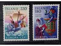 Islanda 1981 Europa CEPT Nave/Folclor MNH
