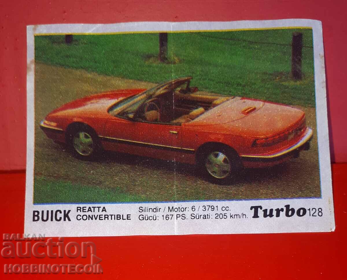 PICTURE TURBO TURBO N 128 BUICK REATTA CONVERTIBLE