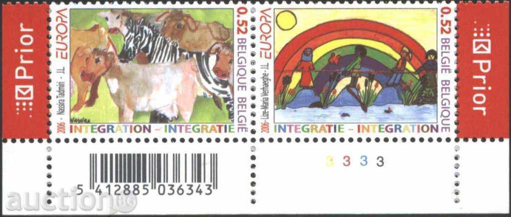 Чисти марки Европа СЕПТ 2006 от Белгия