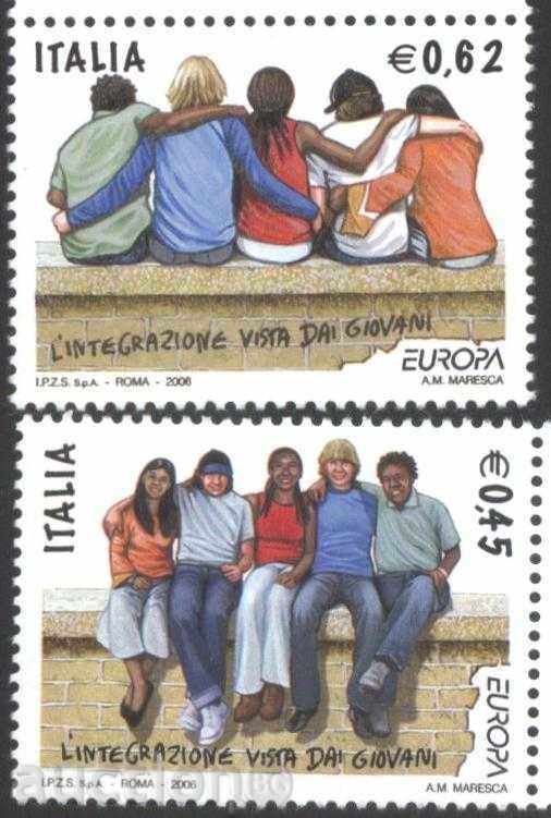 Чисти марки Европа СЕПТ  2006 от Италия