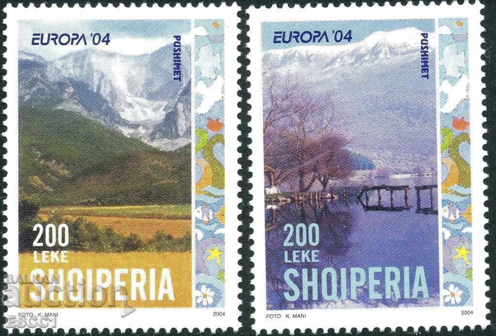 Καθαρές μάρκες Europe SEPT 2004 από την Αλβανία