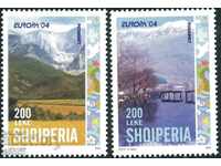Καθαρές μάρκες Europe SEPT 2004 από την Αλβανία