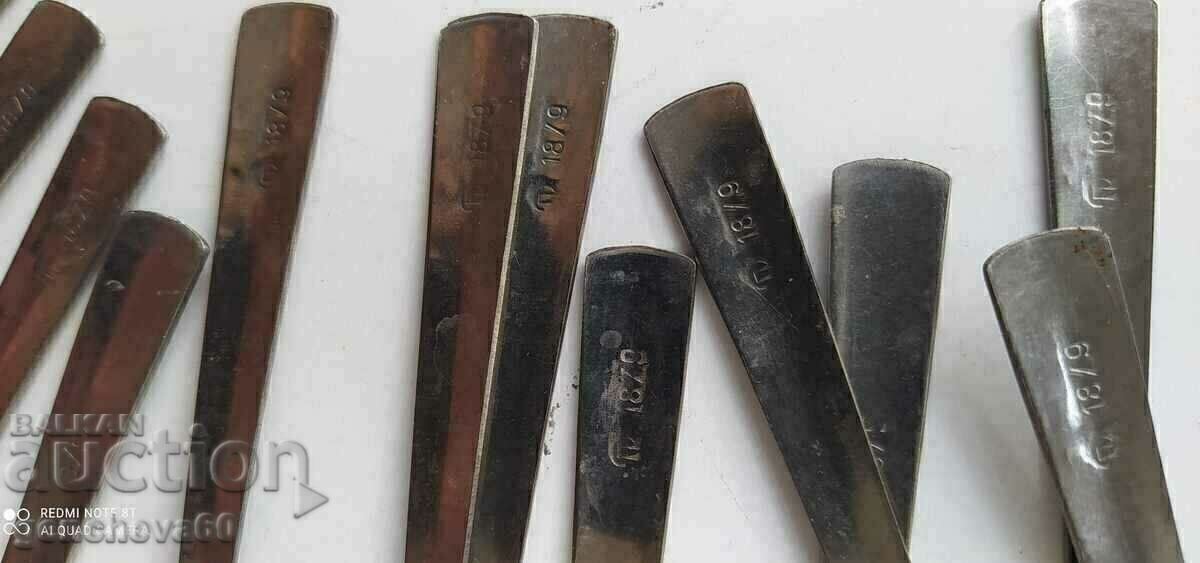 Auction YAKI Bulgarian coffee spoons 17 pieces Auction YAKI Bulgarian coffee spoons 17 pieces