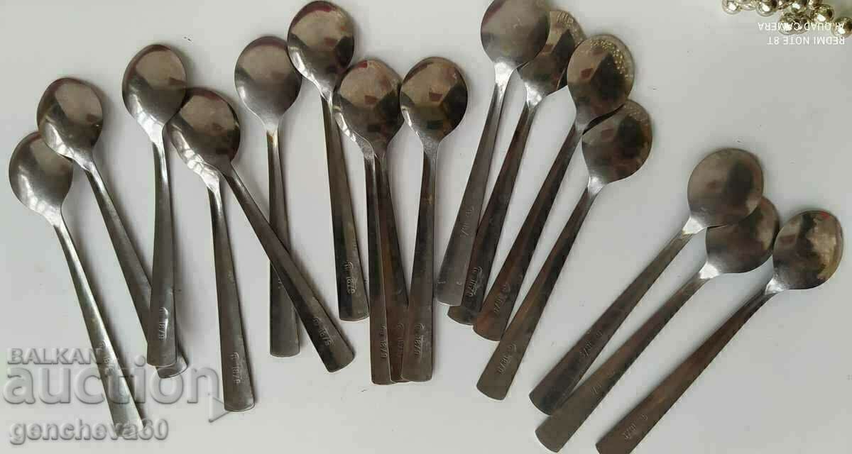 Delivery of YAKI Bulgarian coffee spoons 17 pieces Delivery of YAKI Bulgarian coffee spoons 17 pieces