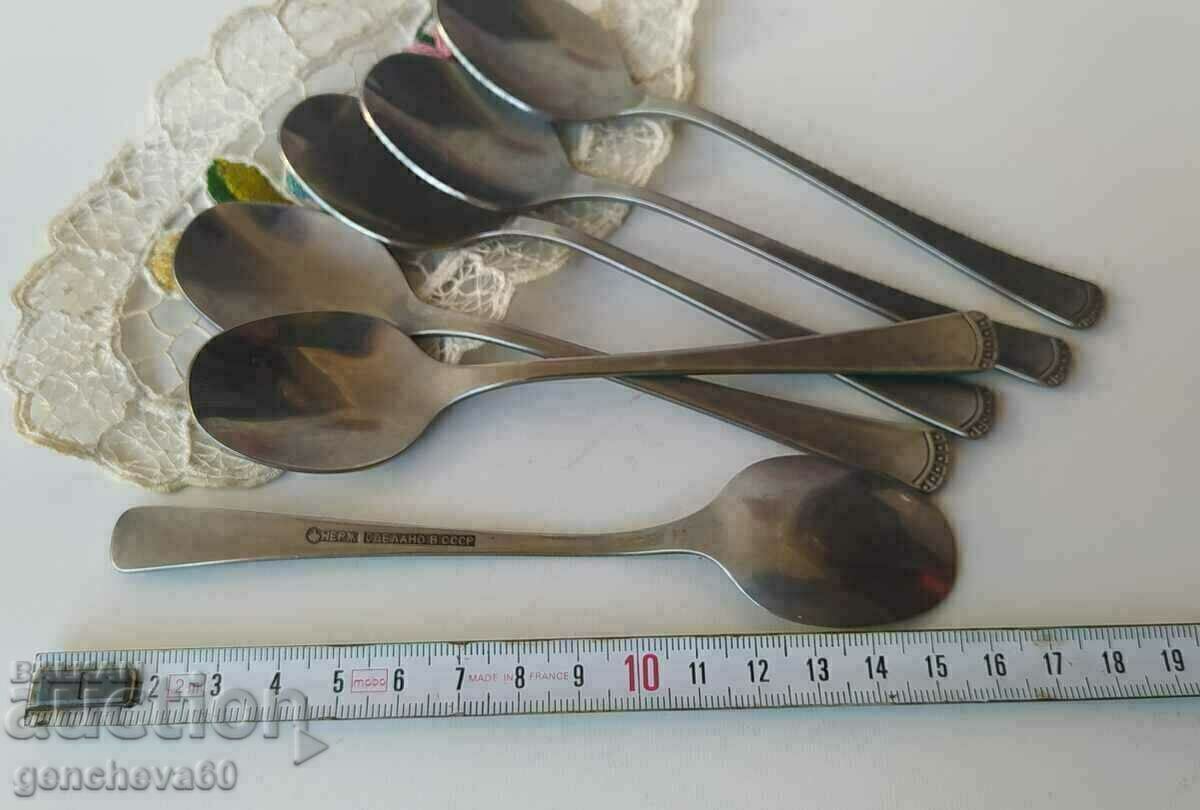 Set de linguri de ceai URSS - marcaje cu preț 25.00 BGN | € 12.78
