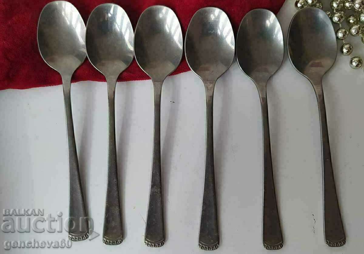Set of tea spoons USSR - markings