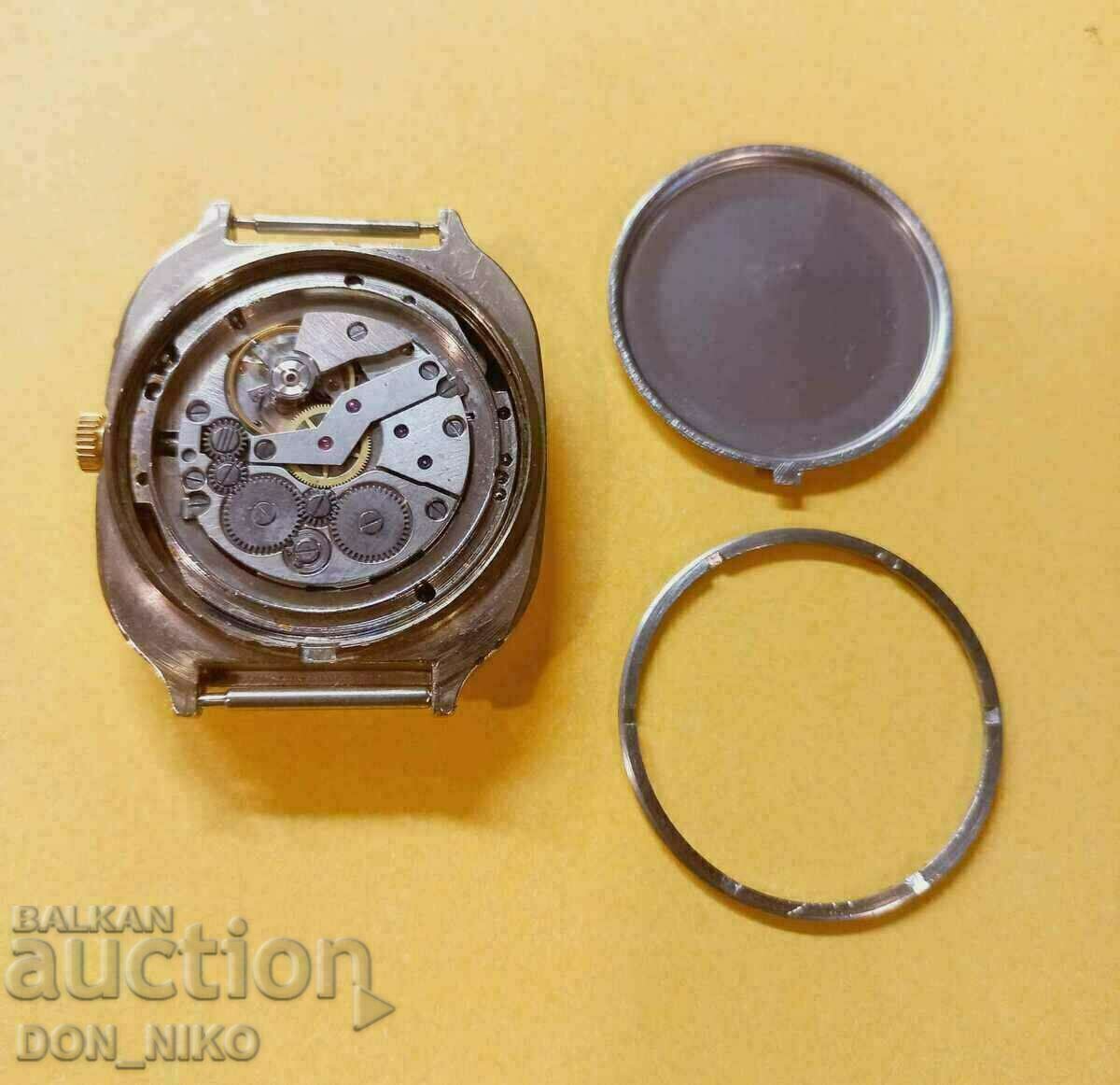 Men's Wristwatch Slava 26 stones Gold plating - 5 Men's Wristwatch Slava 26 stones Gold plating - 5