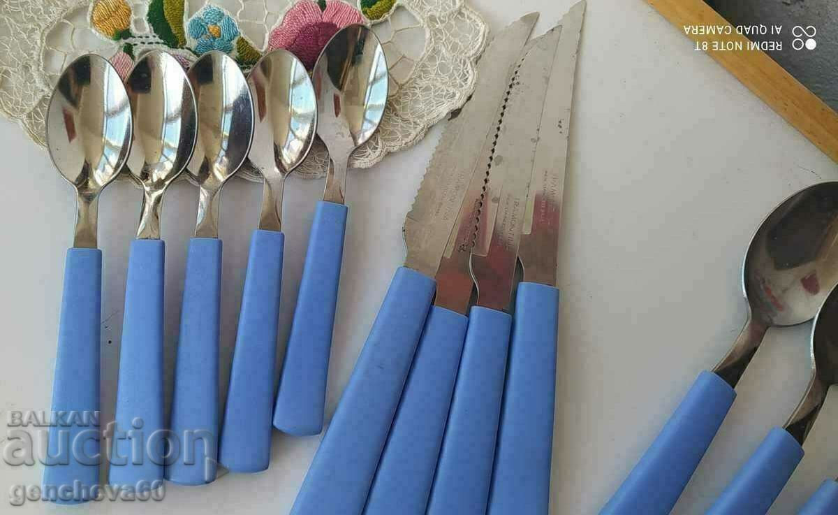 Cutlery set BRASIL 20 pcs. unused with price 15.00 BGN | € 7.67 Cutlery set BRASIL 20 pcs. unused with price 15.00 BGN | € 7.67