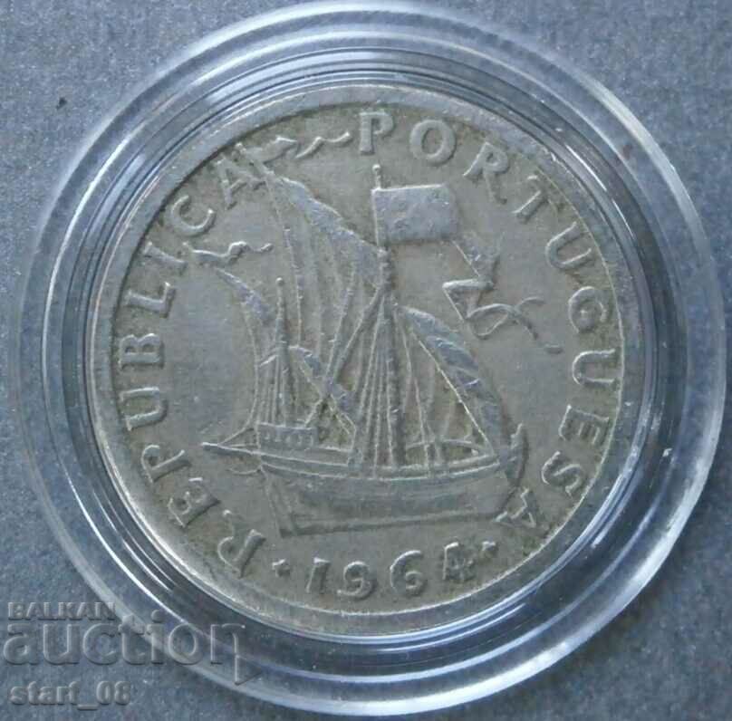 Portugalia 2 $50 Escudo 1964